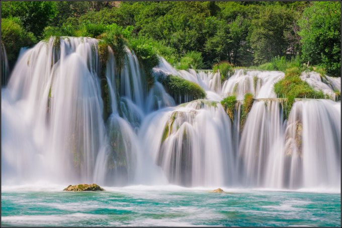 Große Wasserfälle von Krka | Fuji X-T3 - 42 mm - 1 s - f9 - ISO 160 Große Wasserfälle von Krka